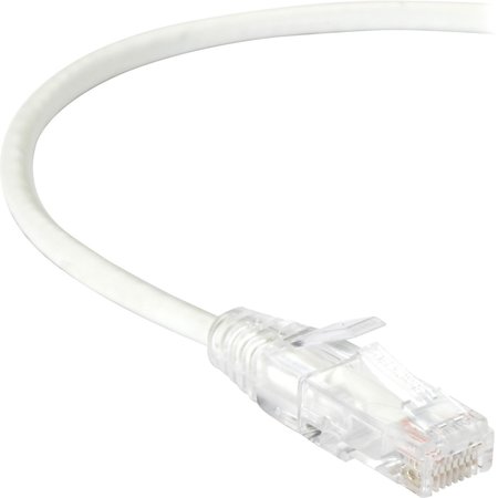 BLACK BOX Slim-Net Cat6 250-Mhz 28-Awg Ethernet Patch Cable - Unshielded, Pvc,  C6PC28-WH-20